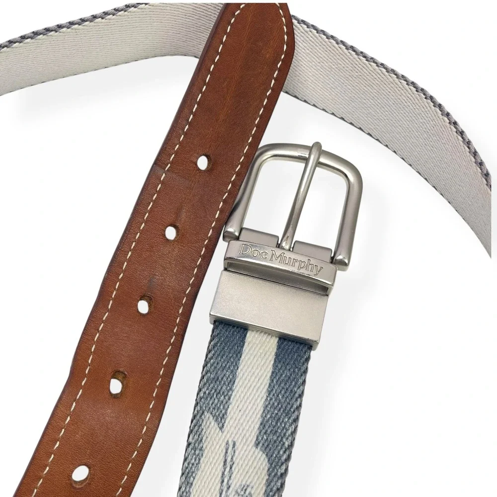 Doc Murphy‎ Cotton Leather Cut To Size Mens Golf Belt 38